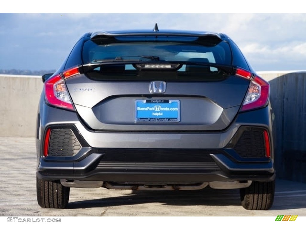 2019 Civic EX Hatchback - Polished Metal Metallic / Black/Ivory photo #5