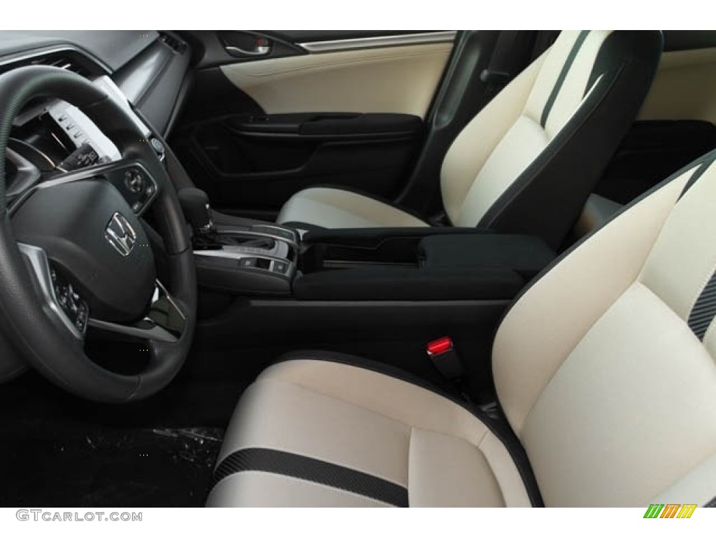 2019 Civic EX Hatchback - Polished Metal Metallic / Black/Ivory photo #16