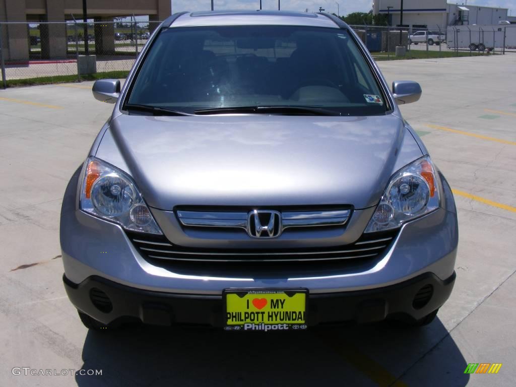 2008 CR-V EX-L - Whistler Silver Metallic / Black photo #8