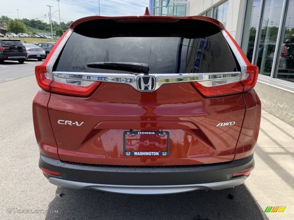 2019 CR-V EX-L AWD - Basque Red Pearl II / Ivory photo #6