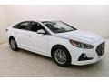 2019 Quartz White Pearl Hyundai Sonata SE  photo #1