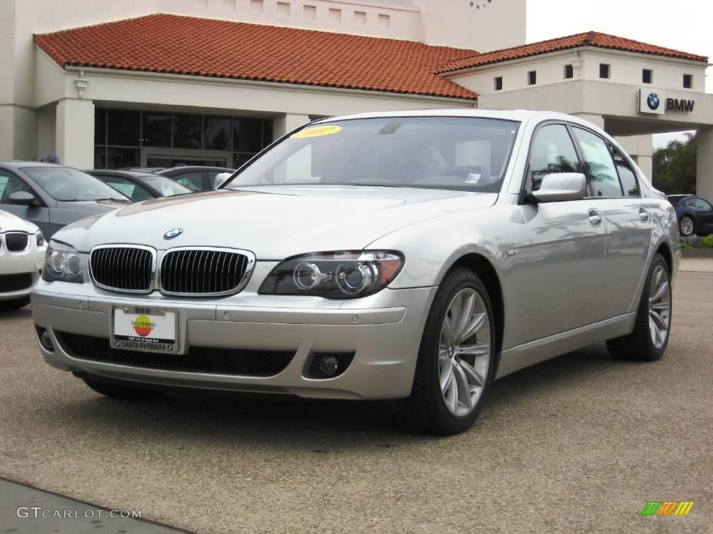 2007 7 Series 750i Sedan - Titanium Silver Metallic / Flannel Grey photo #1