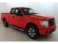 2014 Race Red Ford F150 STX SuperCab 4x4  photo #3