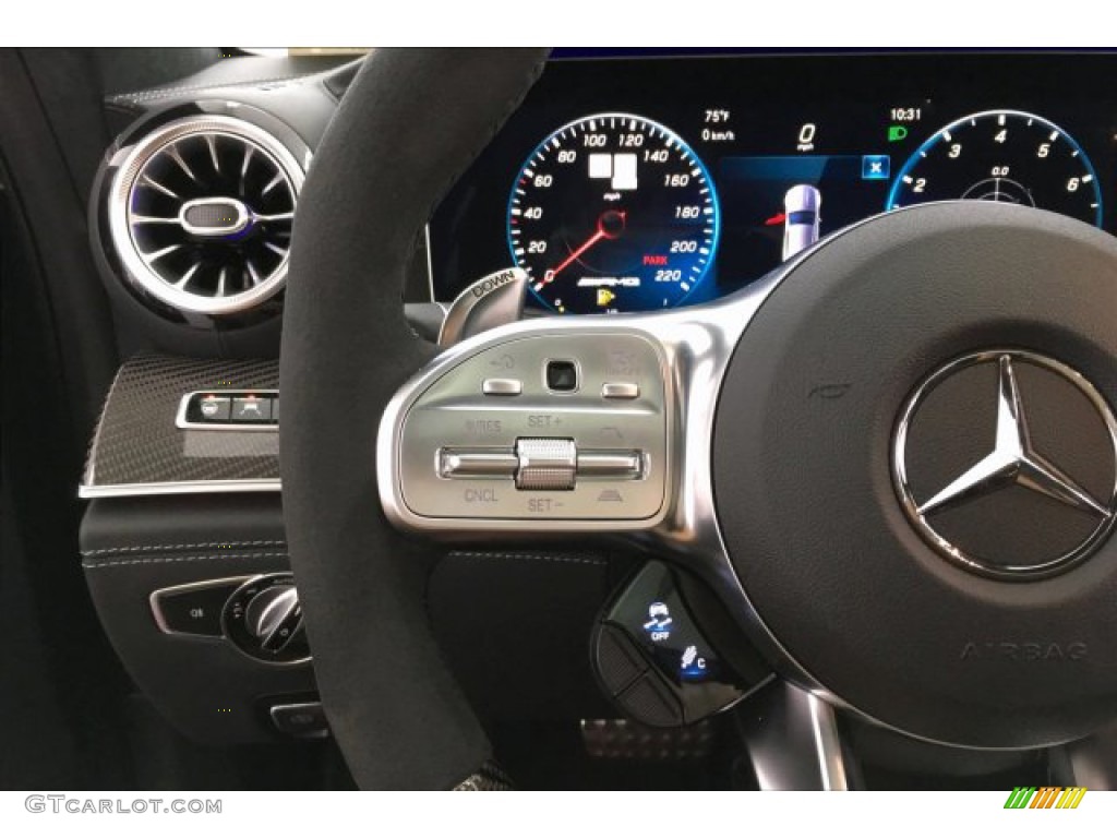 2019 Mercedes-Benz AMG GT 63 S Black Steering Wheel Photo #133818278