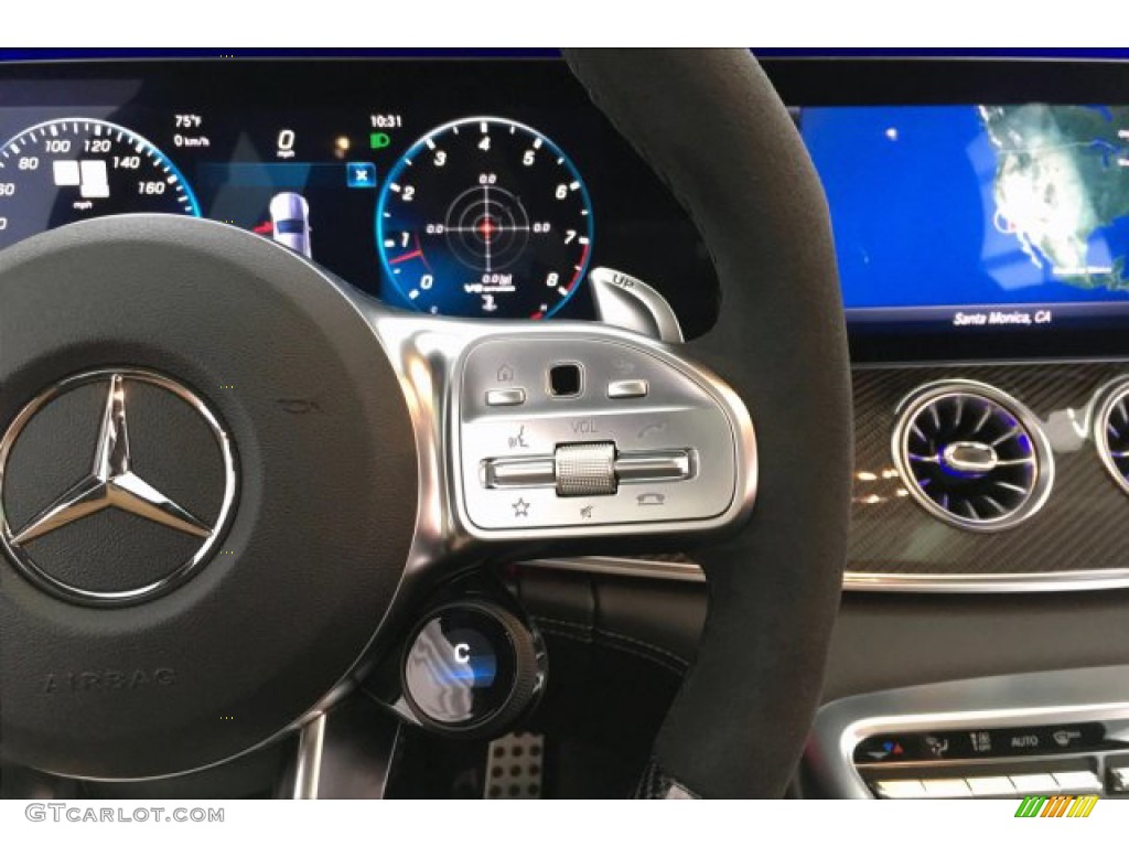2019 Mercedes-Benz AMG GT 63 S Black Steering Wheel Photo #133818293