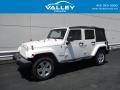 2010 Stone White Jeep Wrangler Unlimited Sahara 4x4 #133808958