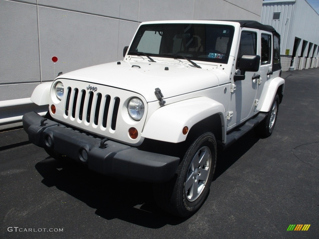 2010 Wrangler Unlimited Sahara 4x4 - Stone White / Dark Slate Gray/Medium Slate Gray photo #9