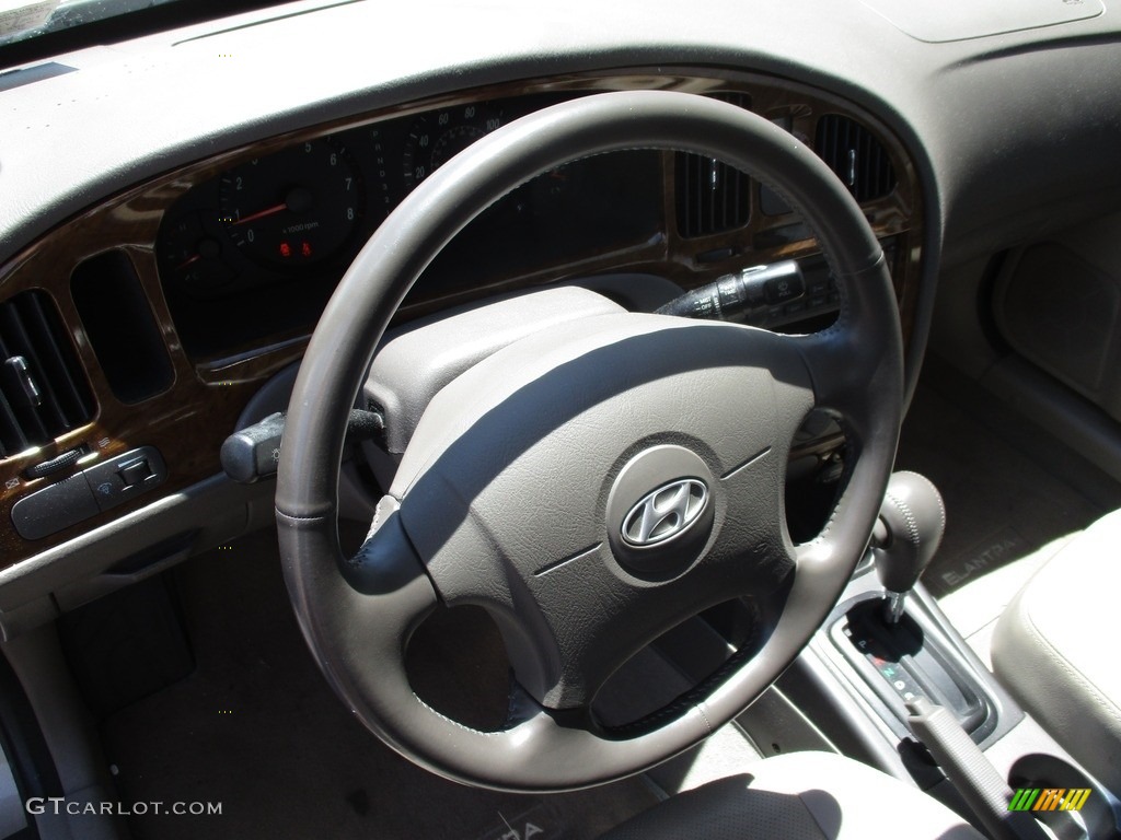 2006 Elantra GLS Sedan - Champagne Beige / Beige photo #13