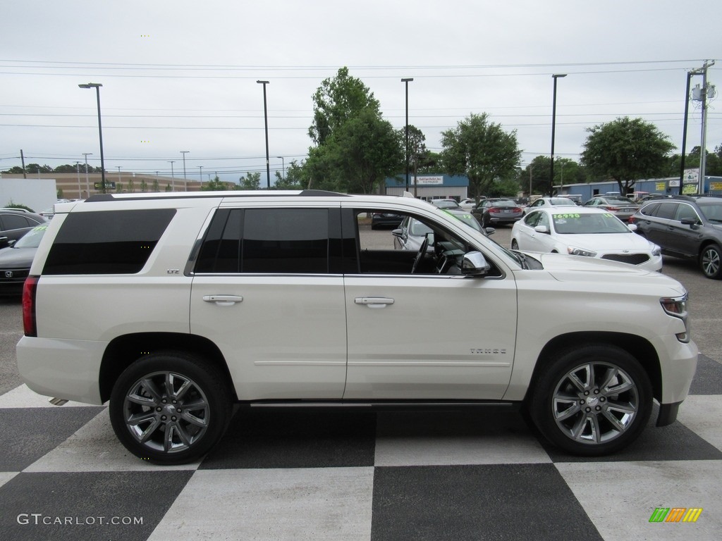 2015 Tahoe LTZ 4WD - White Diamond Tricoat / Cocoa/Dune photo #3