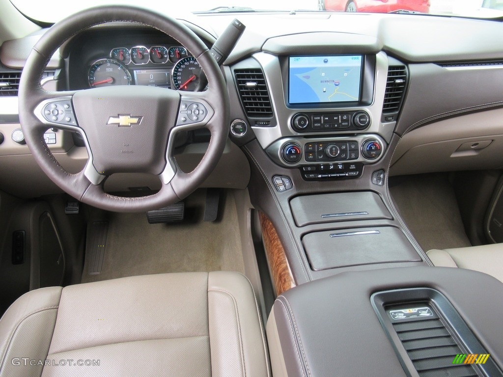 2015 Tahoe LTZ 4WD - White Diamond Tricoat / Cocoa/Dune photo #15