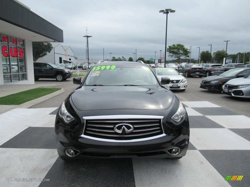 2013 FX 37 AWD - Malbec Black / Wheat photo #2