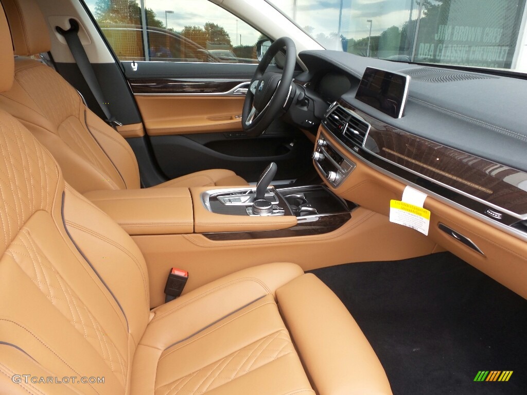 2020 7 Series 740i Sedan - Black Sapphire Metallic / Cognac photo #3
