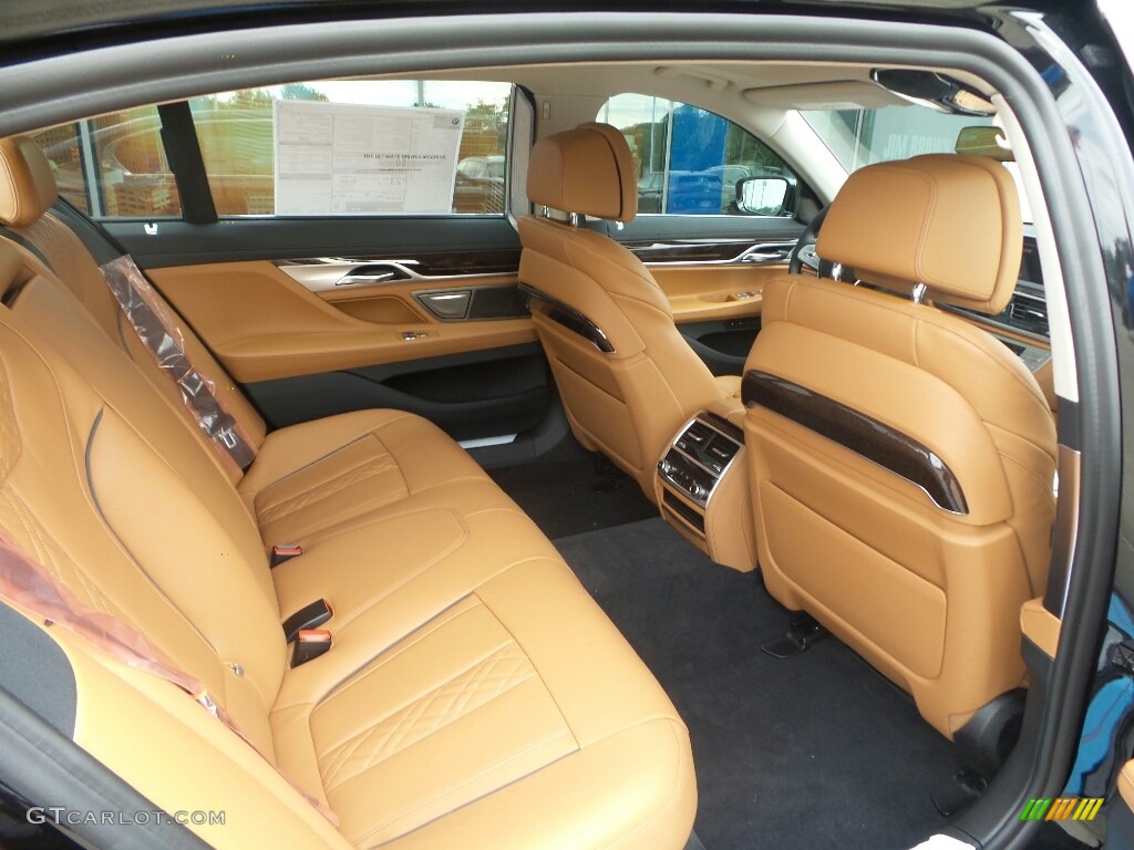 2020 7 Series 740i Sedan - Black Sapphire Metallic / Cognac photo #4