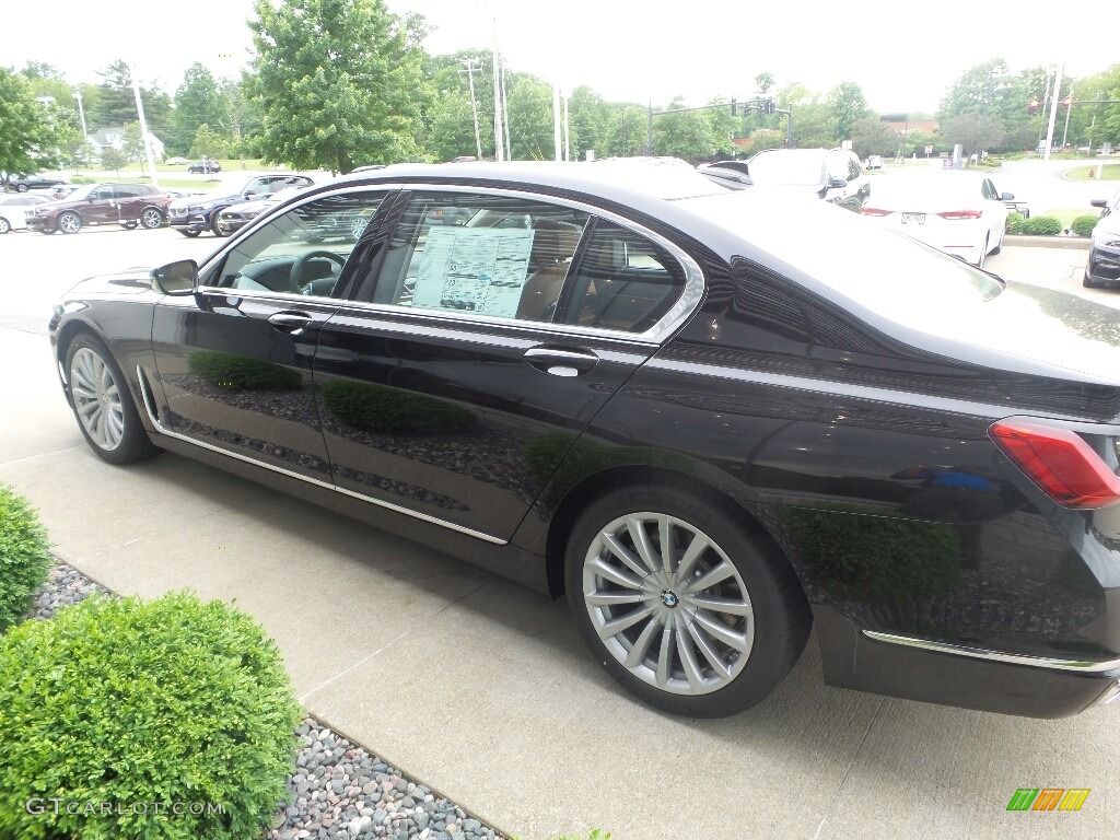 2020 7 Series 740i Sedan - Black Sapphire Metallic / Cognac photo #5