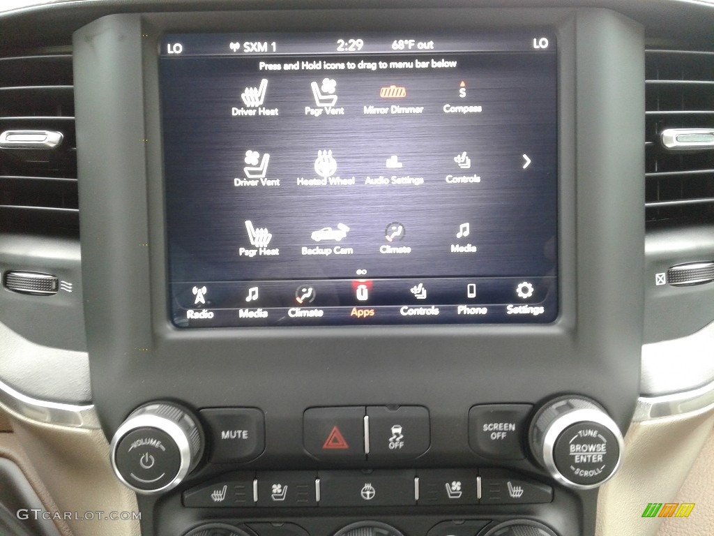 2019 Ram 3500 Laramie Crew Cab 4x4 Controls Photo #133826492