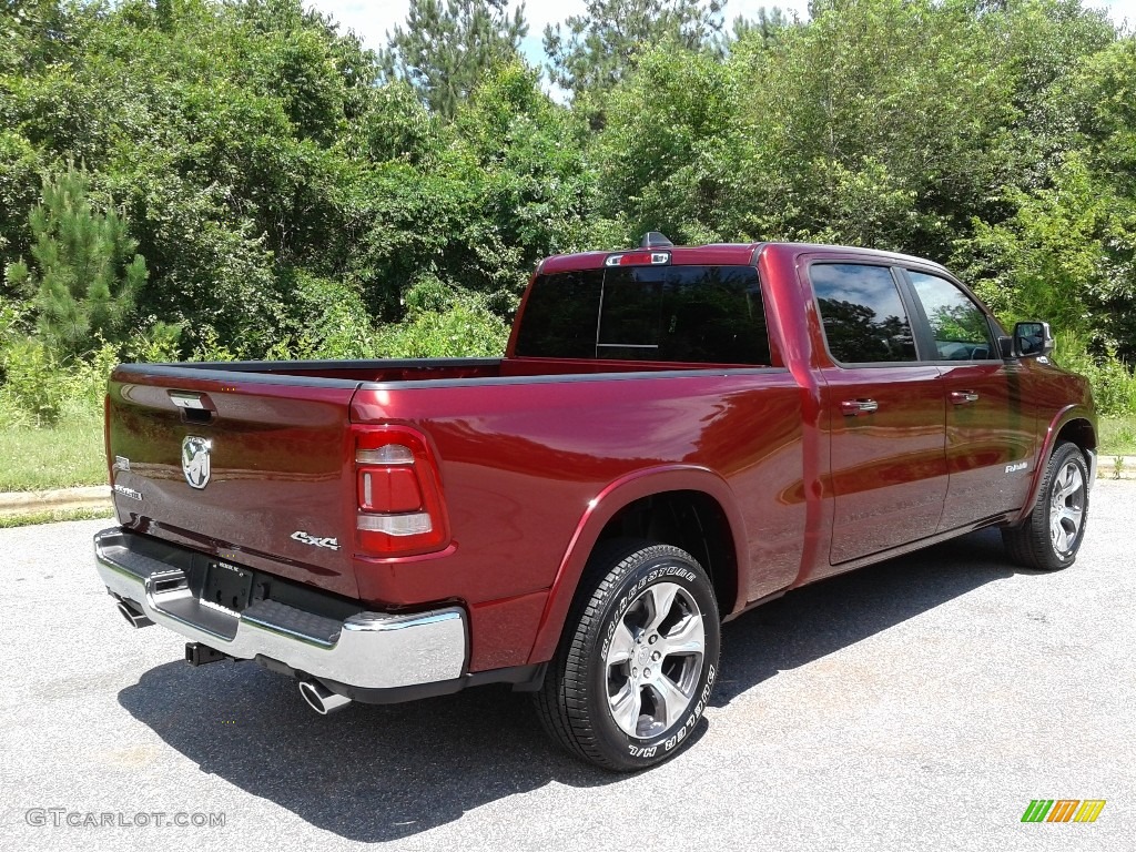 2019 1500 Laramie Crew Cab 4x4 - Delmonico Red Pearl / Black photo #6