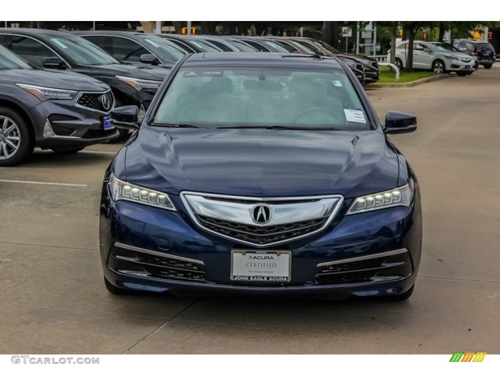 2016 TLX 2.4 - Fathom Blue Pearl / Graystone photo #2