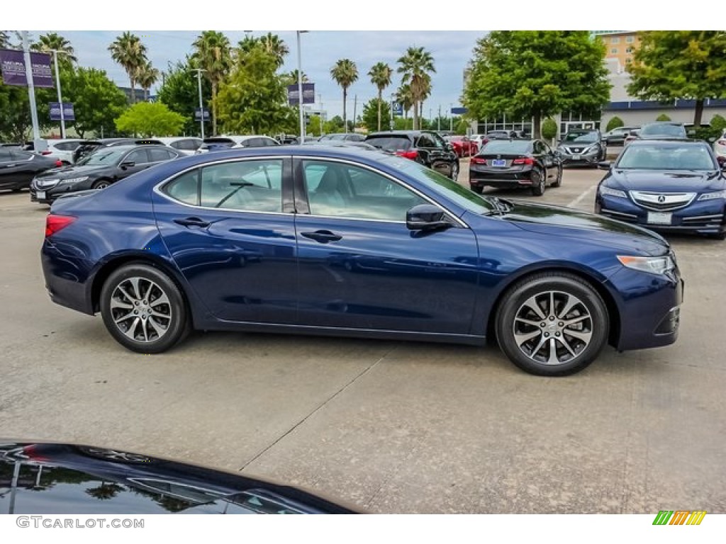 2016 TLX 2.4 - Fathom Blue Pearl / Graystone photo #8