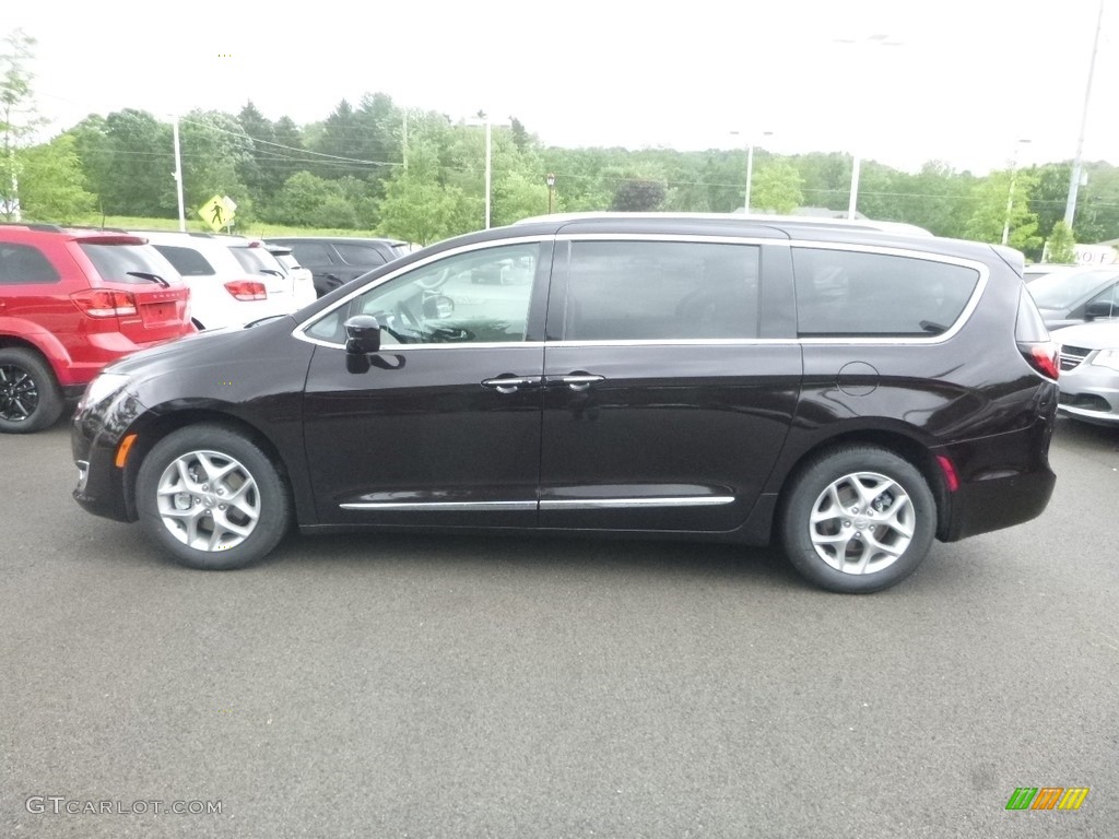 2019 Pacifica Touring L - Dark Cordovan Pearl / Black/Alloy photo #2