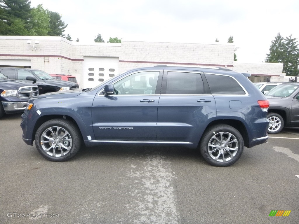 Slate Blue Pearl 2019 Jeep Grand Cherokee Summit 4x4 Exterior Photo #133828899