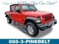 2020 Firecracker Red Jeep Gladiator Sport 4x4  photo #1