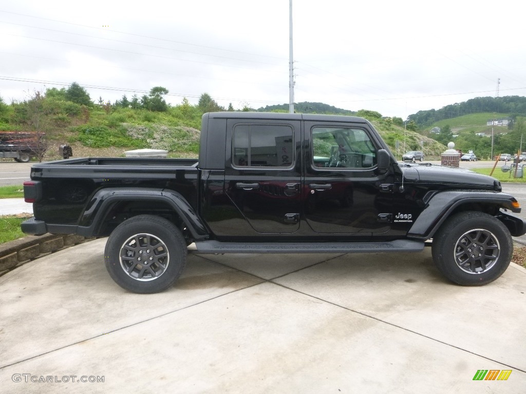 Black 2020 Jeep Gladiator Overland 4x4 Exterior Photo #133831116