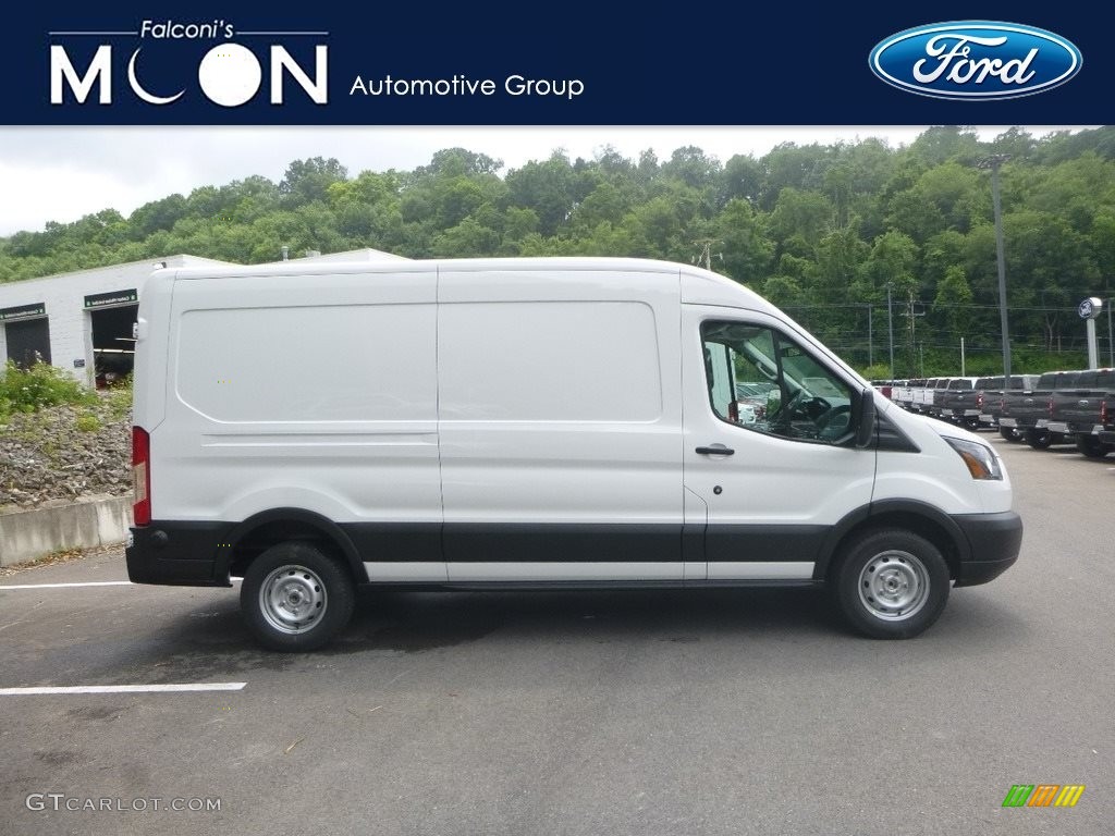 2019 Transit Van 250 MR Long - Oxford White / Pewter photo #1