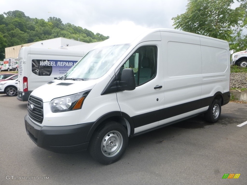 2019 Transit Van 250 MR Long - Oxford White / Pewter photo #2