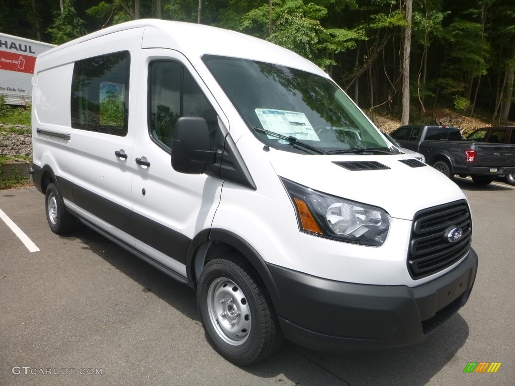 2019 Transit Van 250 MR Long - Oxford White / Pewter photo #9