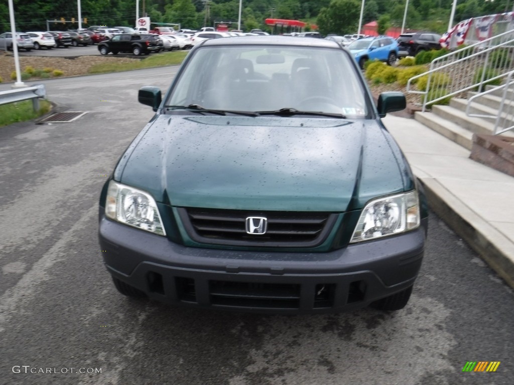 2001 CR-V EX 4WD - Clover Green Pearl / Dark Gray photo #4