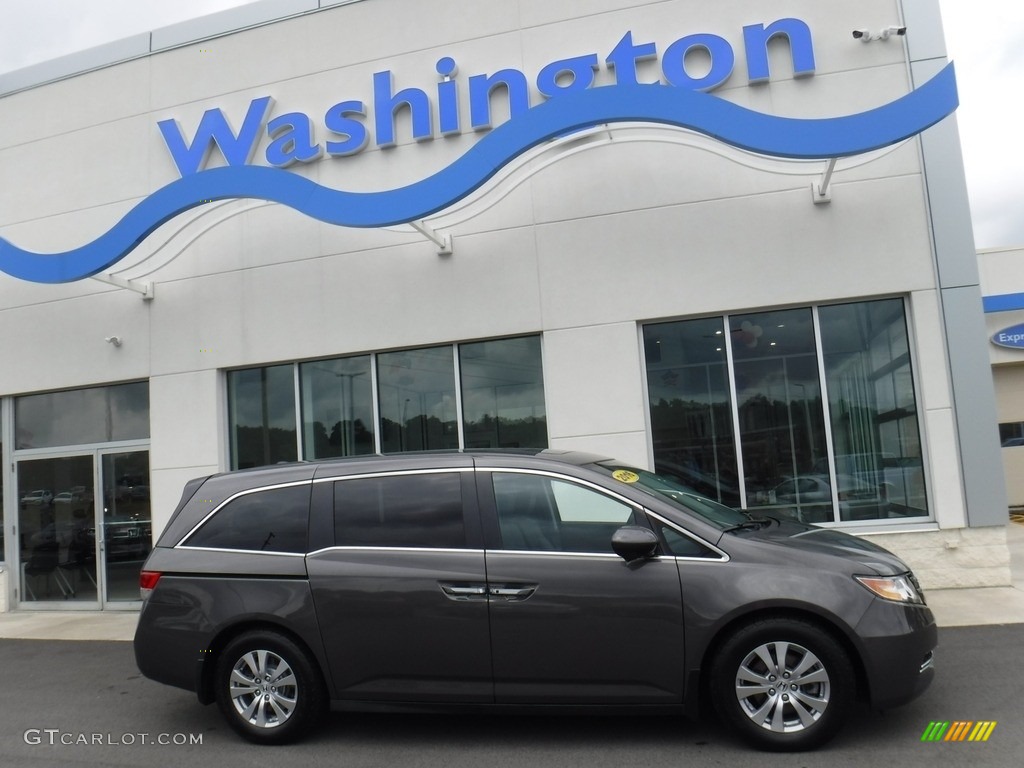 2016 Odyssey EX-L - Smoky Topaz Metallic / Truffle photo #2