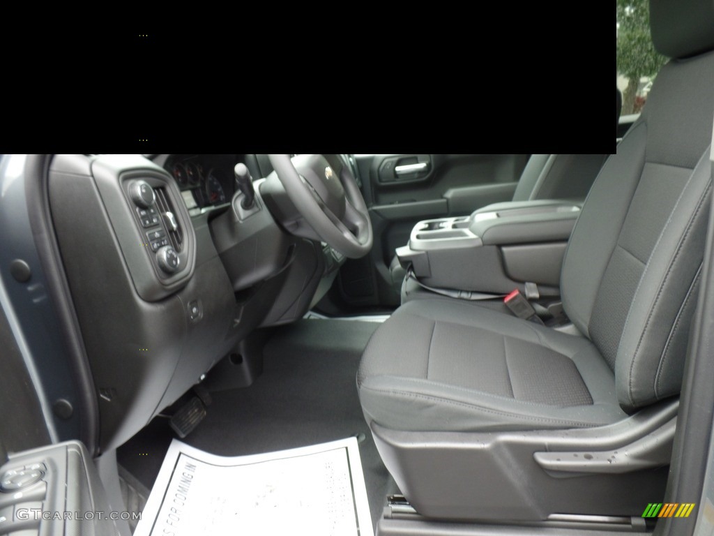 2019 Silverado 1500 Custom Double Cab 4WD - Satin Steel Metallic / Jet Black photo #15