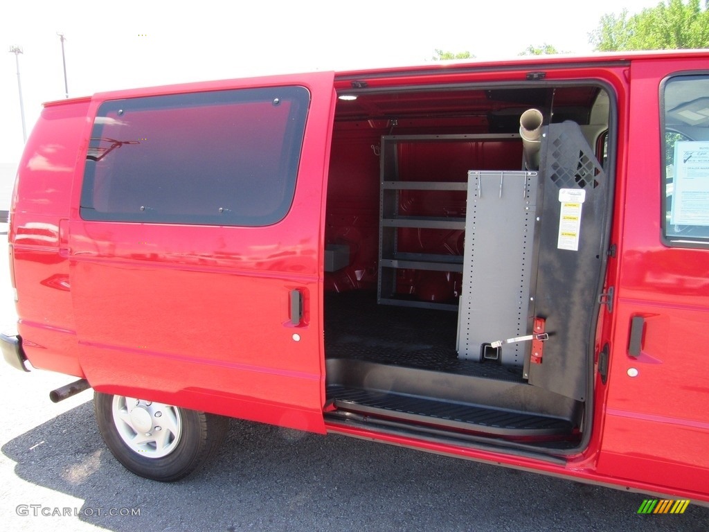 2013 E Series Van E250 Cargo - Vermillion Red / Medium Flint photo #21