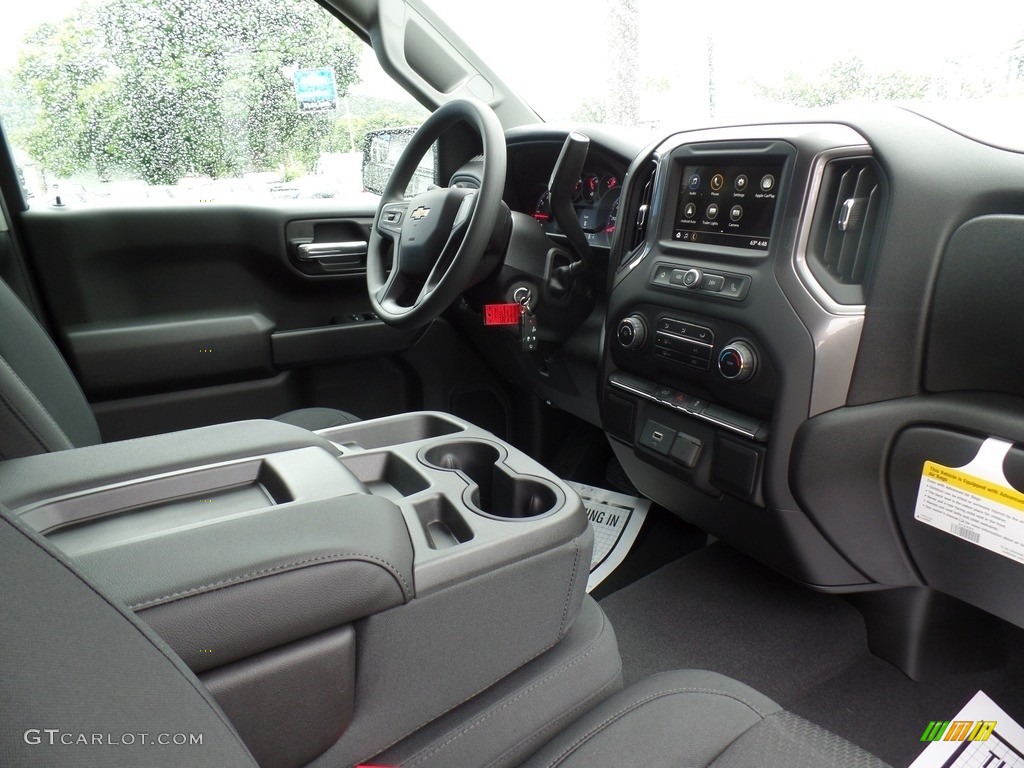 2019 Silverado 1500 Custom Double Cab 4WD - Satin Steel Metallic / Jet Black photo #38