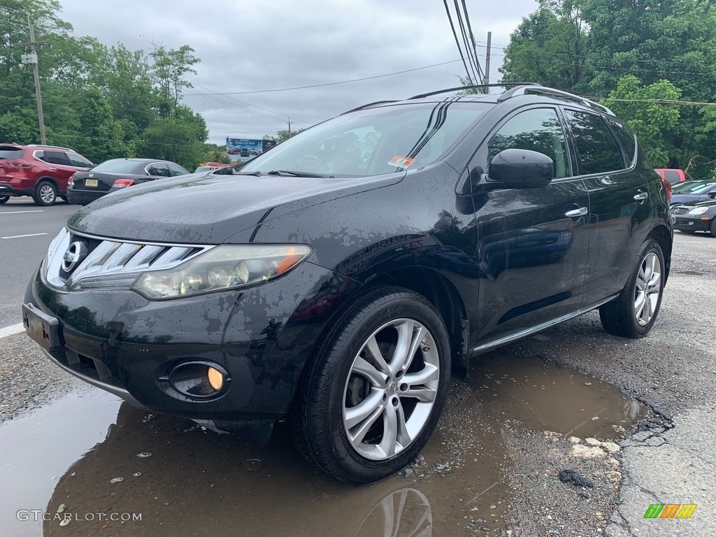 2009 Murano LE AWD - Super Black / Black photo #8