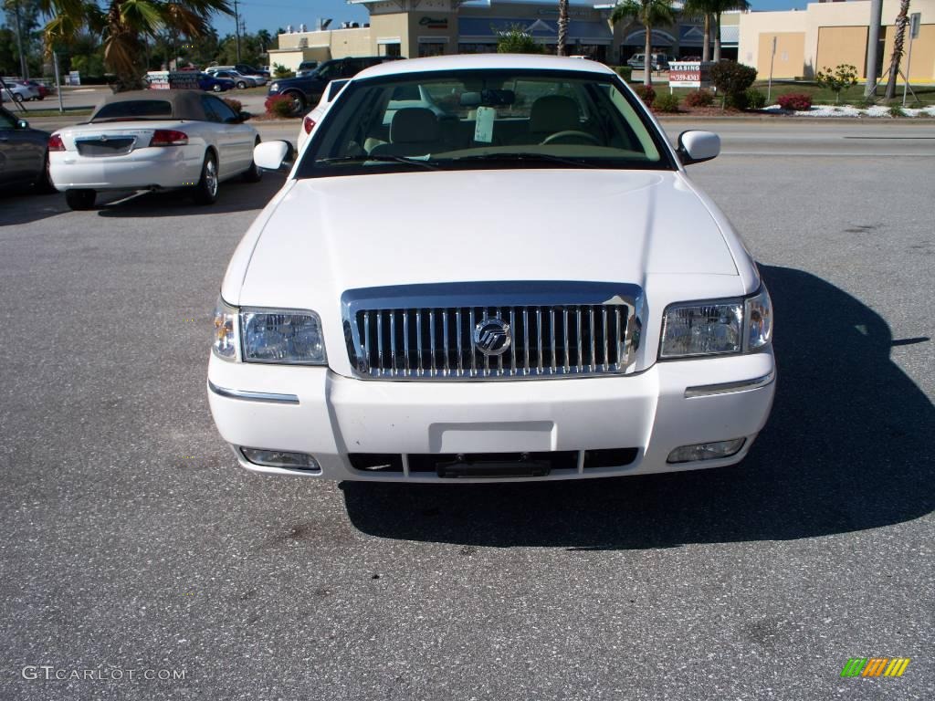 2006 Grand Marquis LS - Vibrant White / Light Camel photo #2