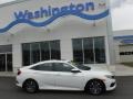 2016 White Orchid Pearl Honda Civic EX Sedan  photo #2