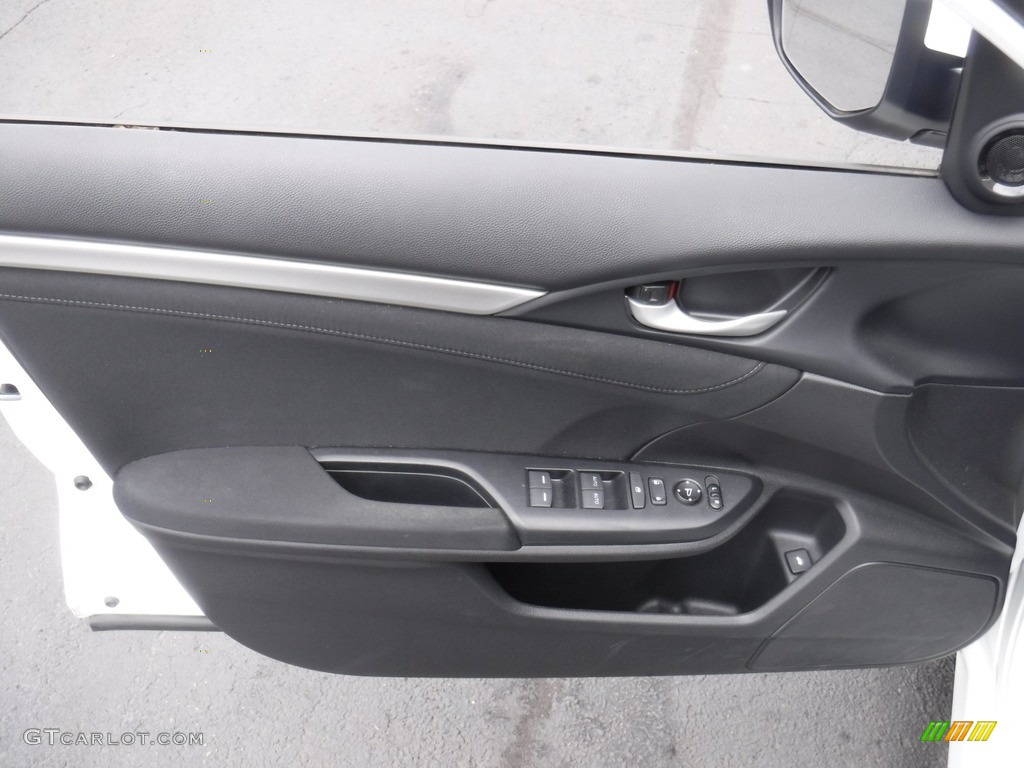 2016 Civic EX Sedan - White Orchid Pearl / Black photo #14