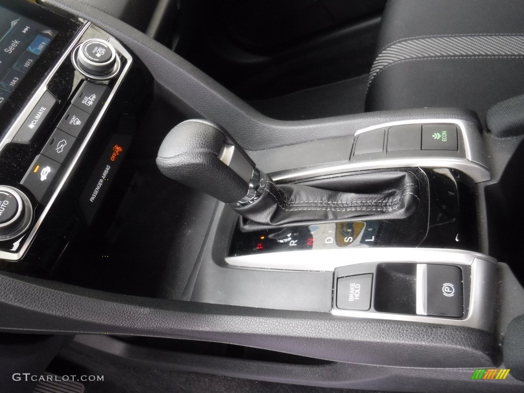 2016 Civic EX Sedan - White Orchid Pearl / Black photo #16