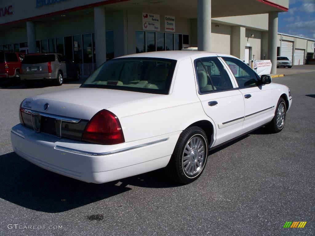 2006 Grand Marquis LS - Vibrant White / Light Camel photo #5