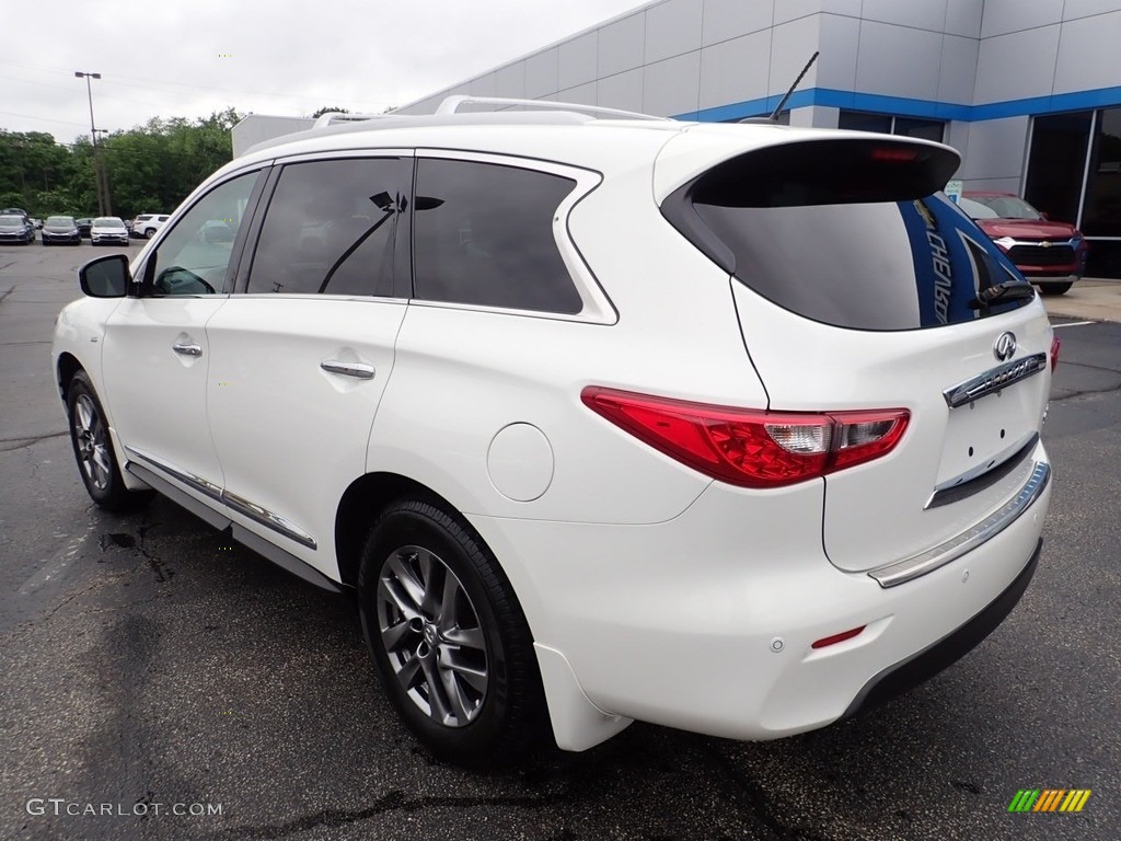 2014 QX60 3.5 AWD - Moonlight White / Graphite photo #4