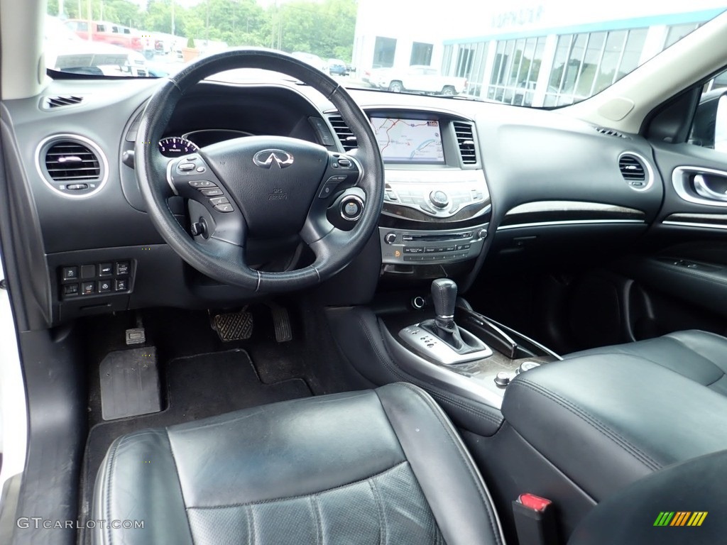 2014 QX60 3.5 AWD - Moonlight White / Graphite photo #23