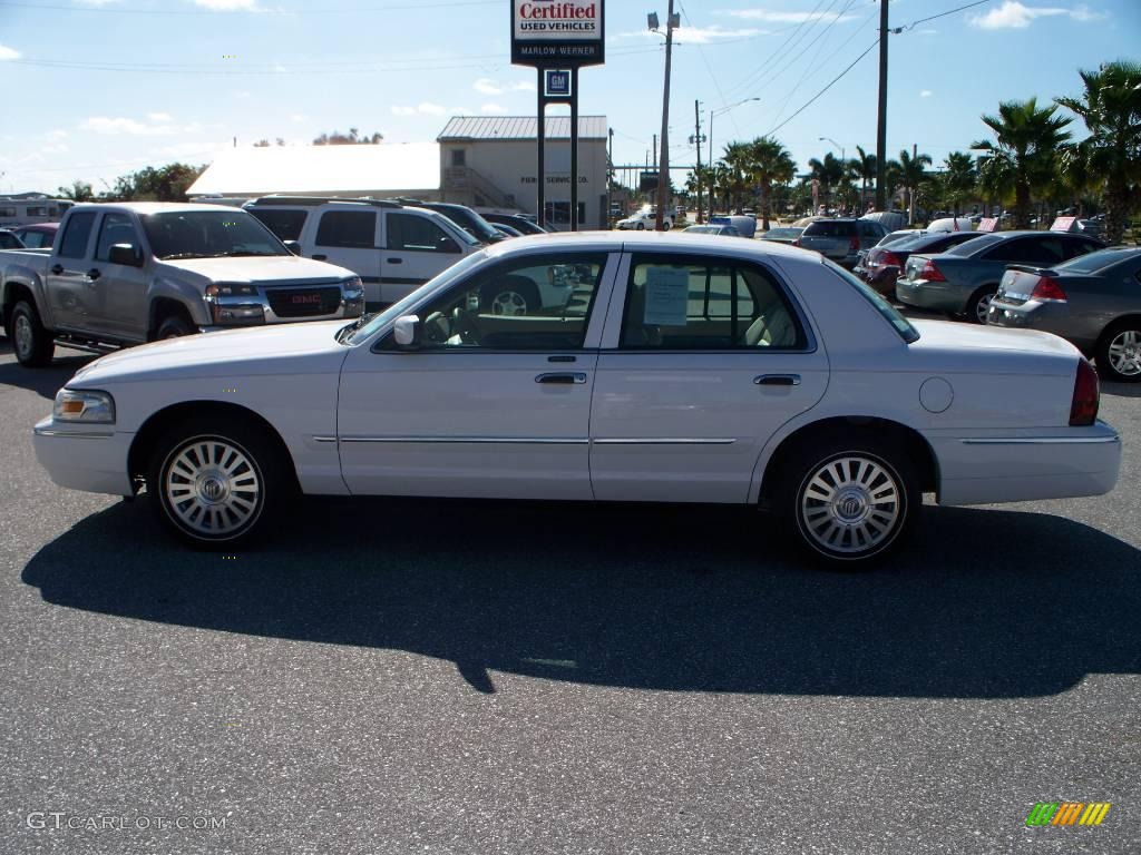 2006 Grand Marquis LS - Vibrant White / Light Camel photo #8