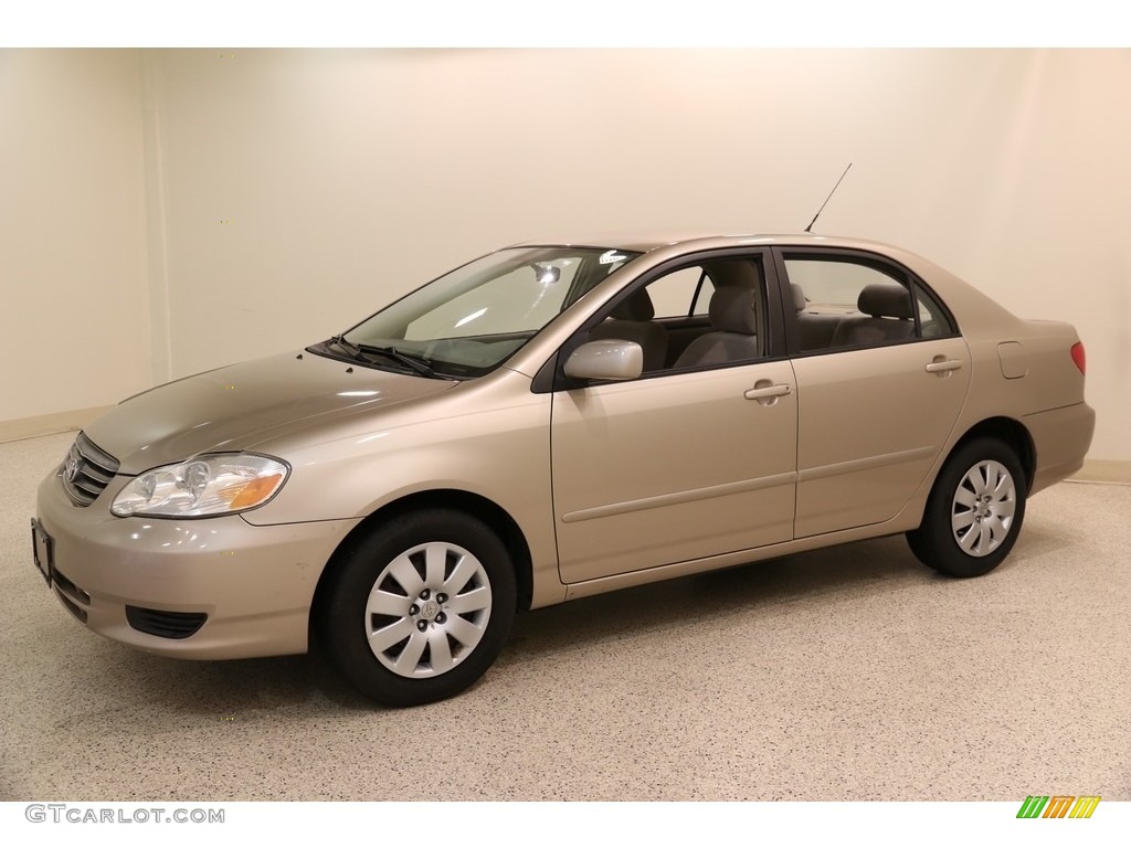2004 Corolla LE - Desert Sand Mica / Pebble Beige photo #3