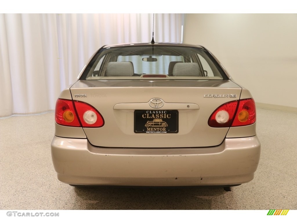 2004 Corolla LE - Desert Sand Mica / Pebble Beige photo #16