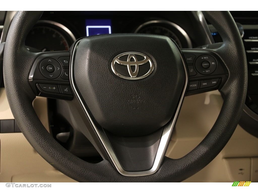 2018 Camry LE - Ruby Flare Pearl / Macadamia photo #8