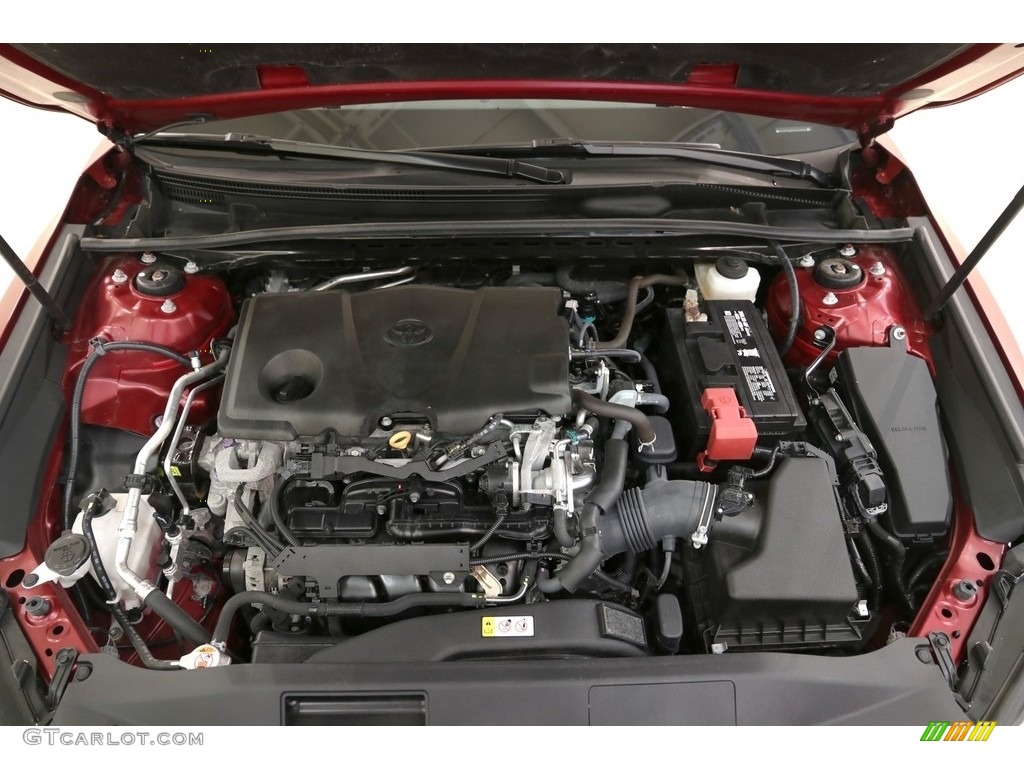 2018 Camry LE - Ruby Flare Pearl / Macadamia photo #25