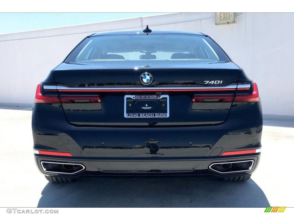 2020 7 Series 740i Sedan - Black Sapphire Metallic / Black photo #3