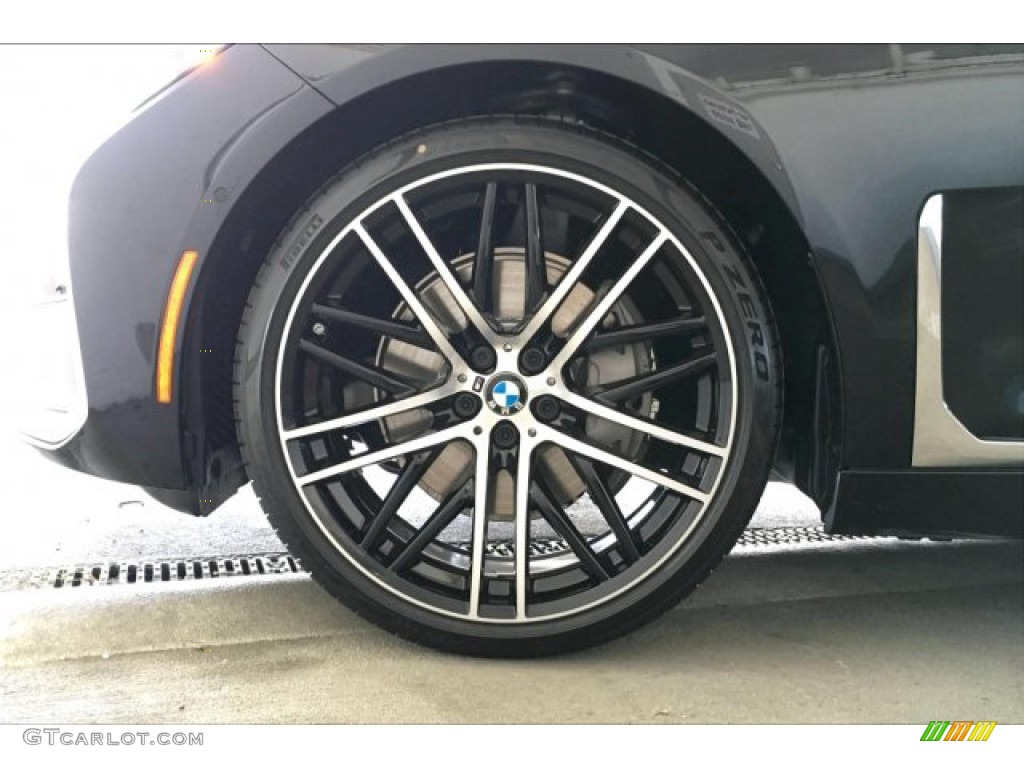 2020 7 Series 740i Sedan - Black Sapphire Metallic / Black photo #9