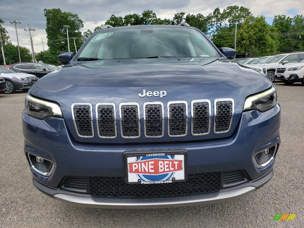 2019 Cherokee Limited 4x4 - Blue Shade Pearl / Black/Ski Grey photo #2